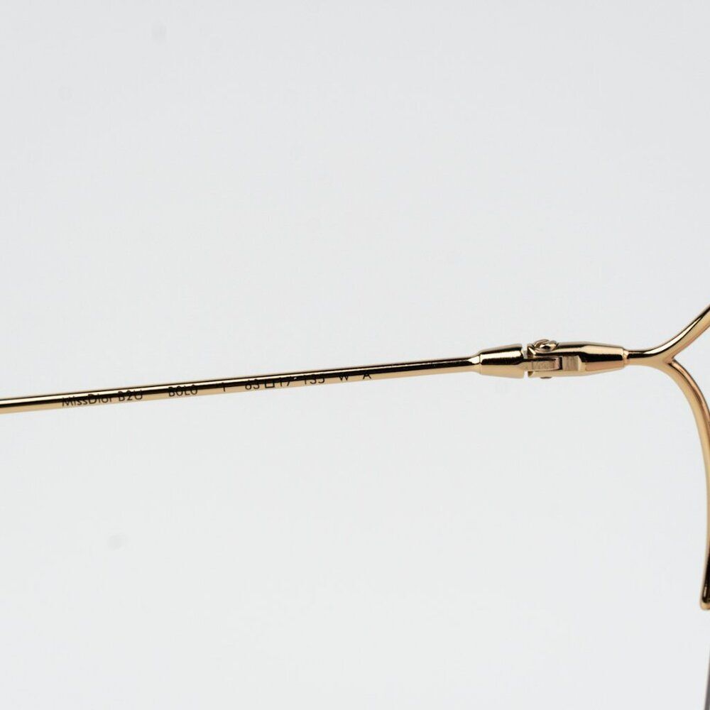 Dior MISDIOR B2U Women Sunglasses Gold Pink Butterfly CD40095U 10Y BRAND NEW - Picture 12 of 14